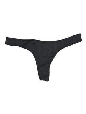 Gooseberry Intimates So Chic Thong Bikini Bottoms in Black